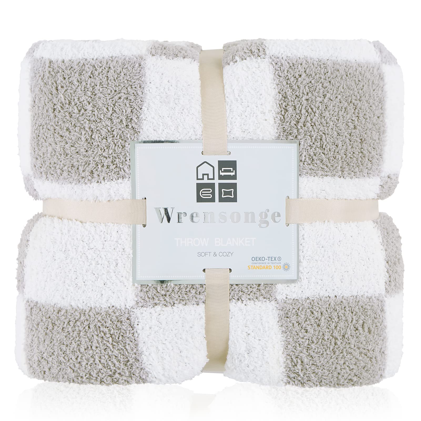 WRENSONGE ribbon-wrapped blanket ready to gift with elegant presentation