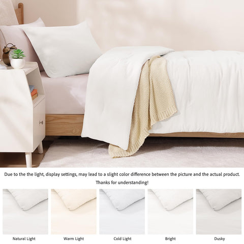 wrensonge comforter in dorm setting shows minimalist styling and cozy look benefit