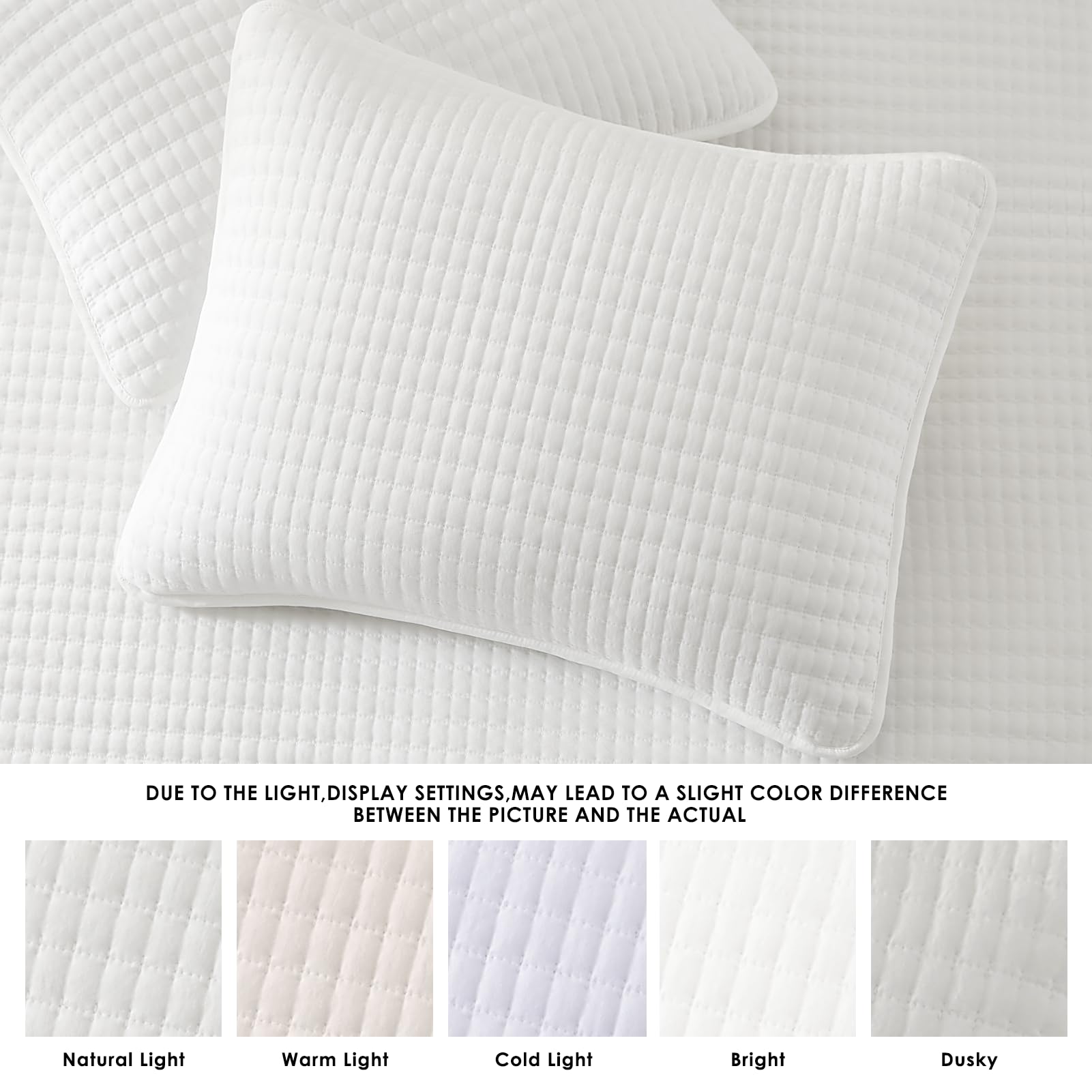 WRENSONGE pillow shams close-up matching quilt for coordinated bedding