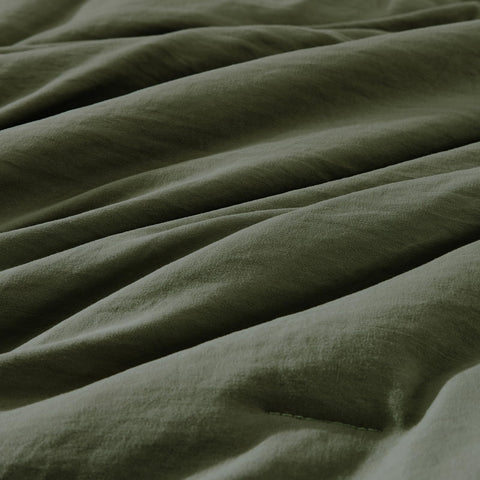 WRENSONGE shams and pillowcases arranged to show matching design and coordinated look