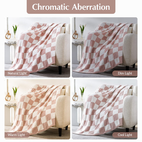 WRENSONGE folded throw with ribbon ready for gifting and presentation
