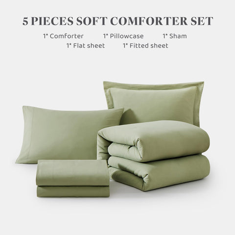 WRENSONGE vacuum-sealed package next to fluffed comforter after dryer cycle for quick recovery