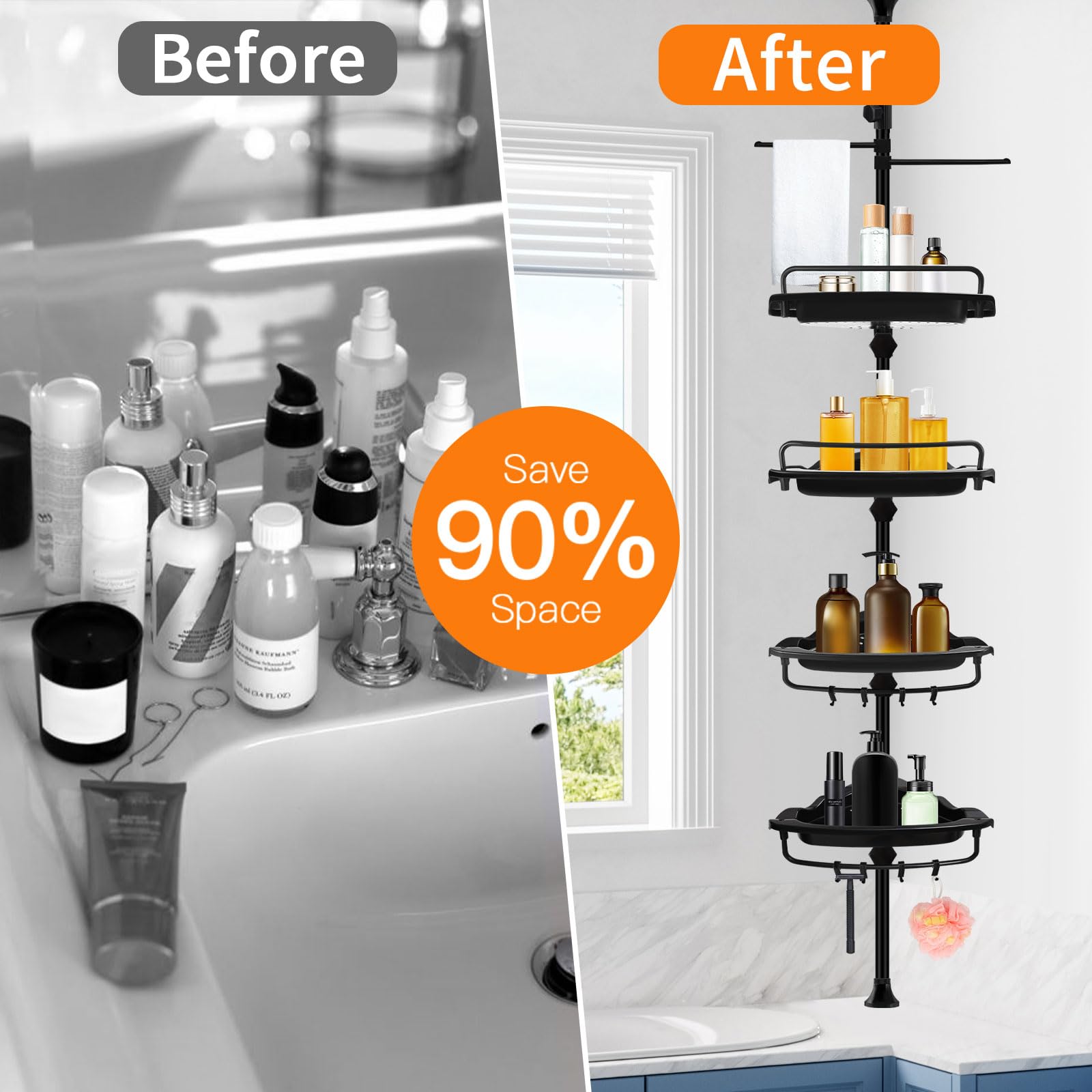 WSBArt patented clip buckle close-up for quick shelf adjustment advantage