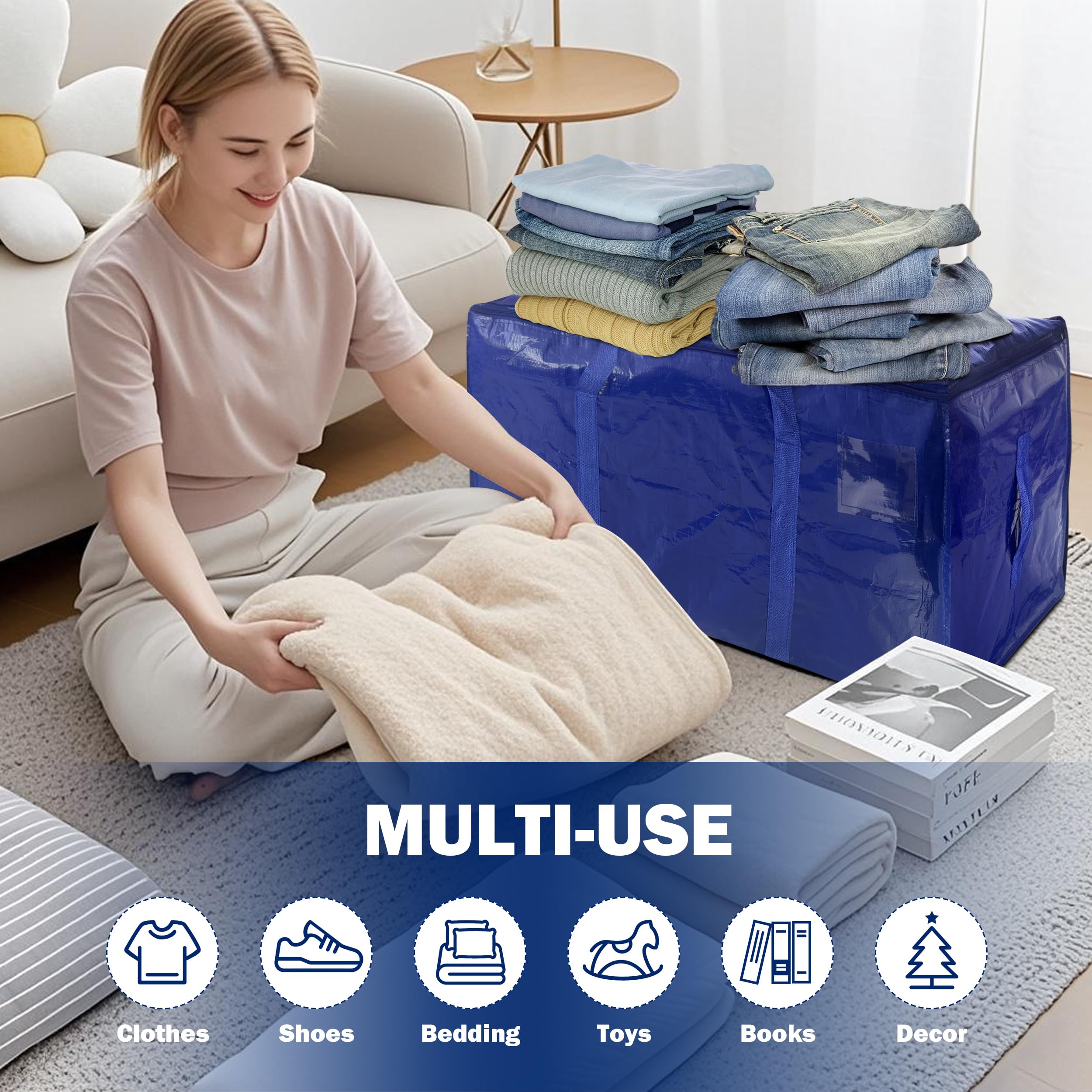 WTREE person carrying bag by padded handles showing ergonomic comfort during moves