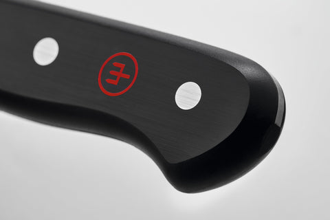 Wüsthof black polypropylene handle profile for comfortable, heat-resistant grip