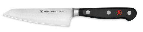 WÜSTHOF Classic 5" front profile showing blade shape and balanced design benefit