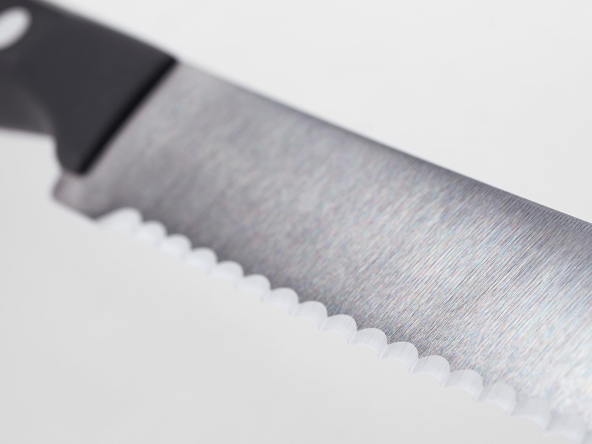 Wüsthof handle detail highlighting triple-riveted grip for comfort and durability