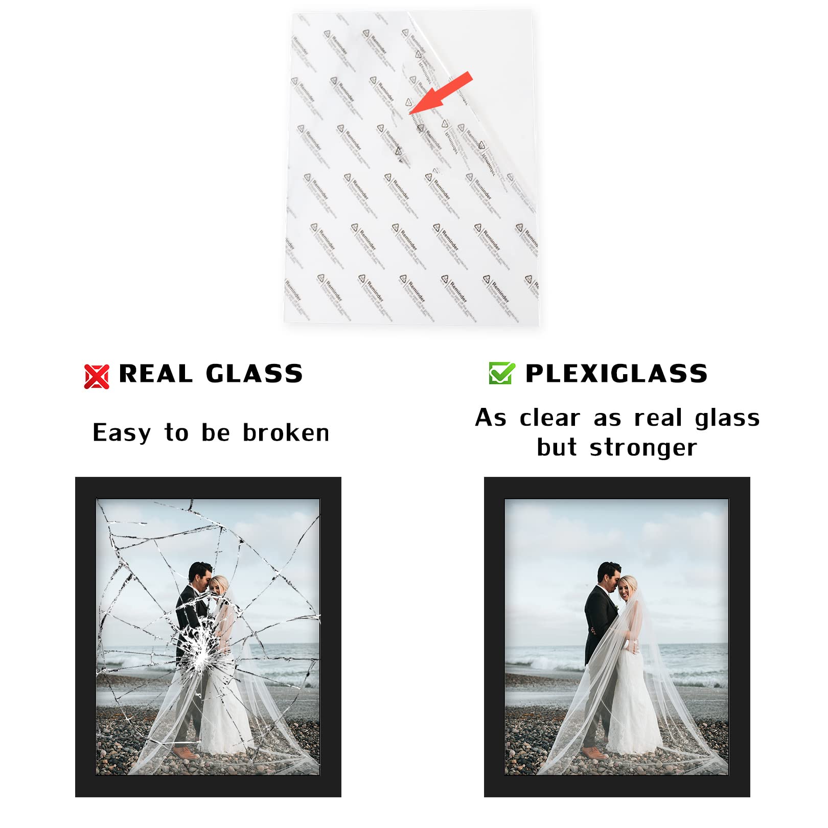 WUTL frame held in hand showing size and lightweight shatterproof glazing benefit