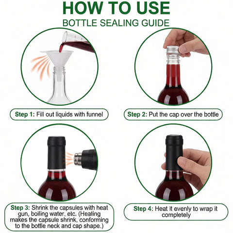 WUWEOT silver screw cap close-up demonstrating airtight secure seal