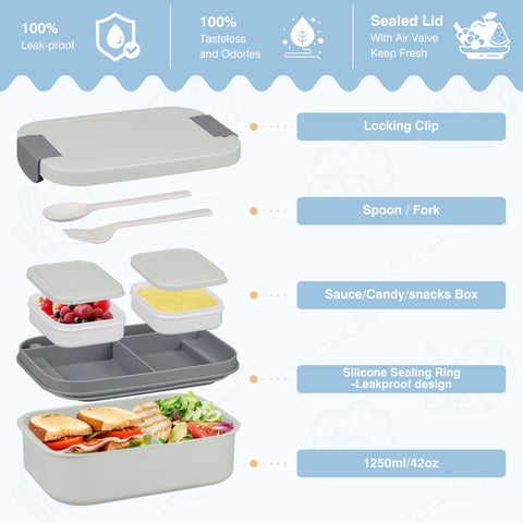 WyfKyd top-down compartments view showing silicone seals and compartment separation benefit