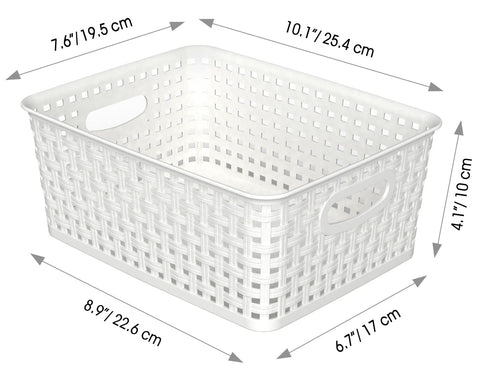 WYT close-up of plastic wicker texture highlights durable easy-clean surface