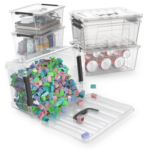 WYT bins in bedroom setting demonstrating neat, everyday storage