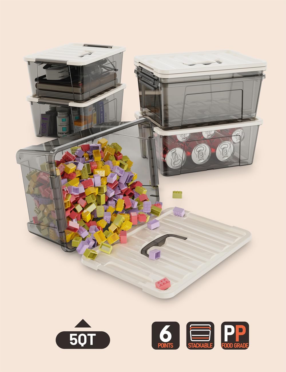 WYT open bin showing interior usable space and quick-visibility benefit