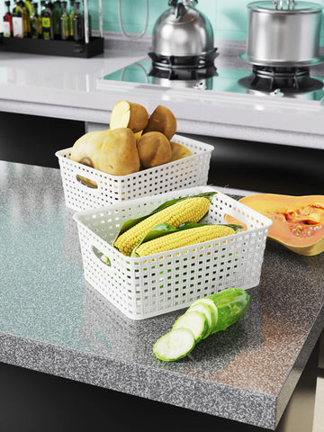 WYT baskets next to ruler showing 10 by 7.5 inch size for fit confirmation