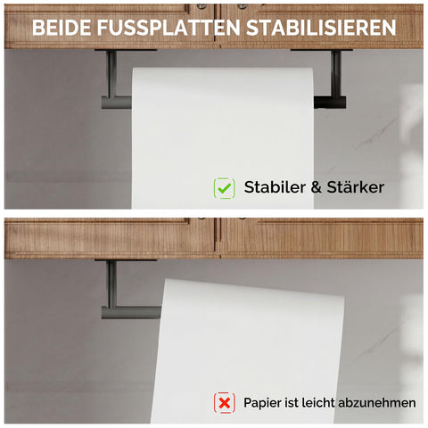 WZKALY installation template and hardware laid out for simple drill or adhesive mounting
