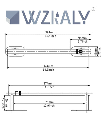 WZKALY scale comparison with roll to show size compatibility and balanced dispensing
