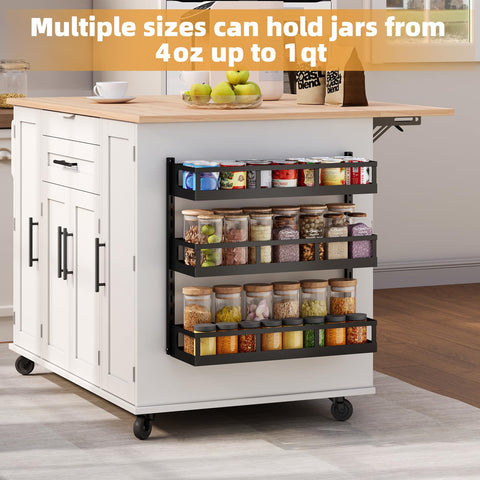 X-cosrack close-up displaying 4.6-inch depth and sturdy steel shelf