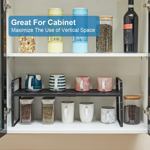 X-cosrack used as countertop coffee station for tidy beverage storage