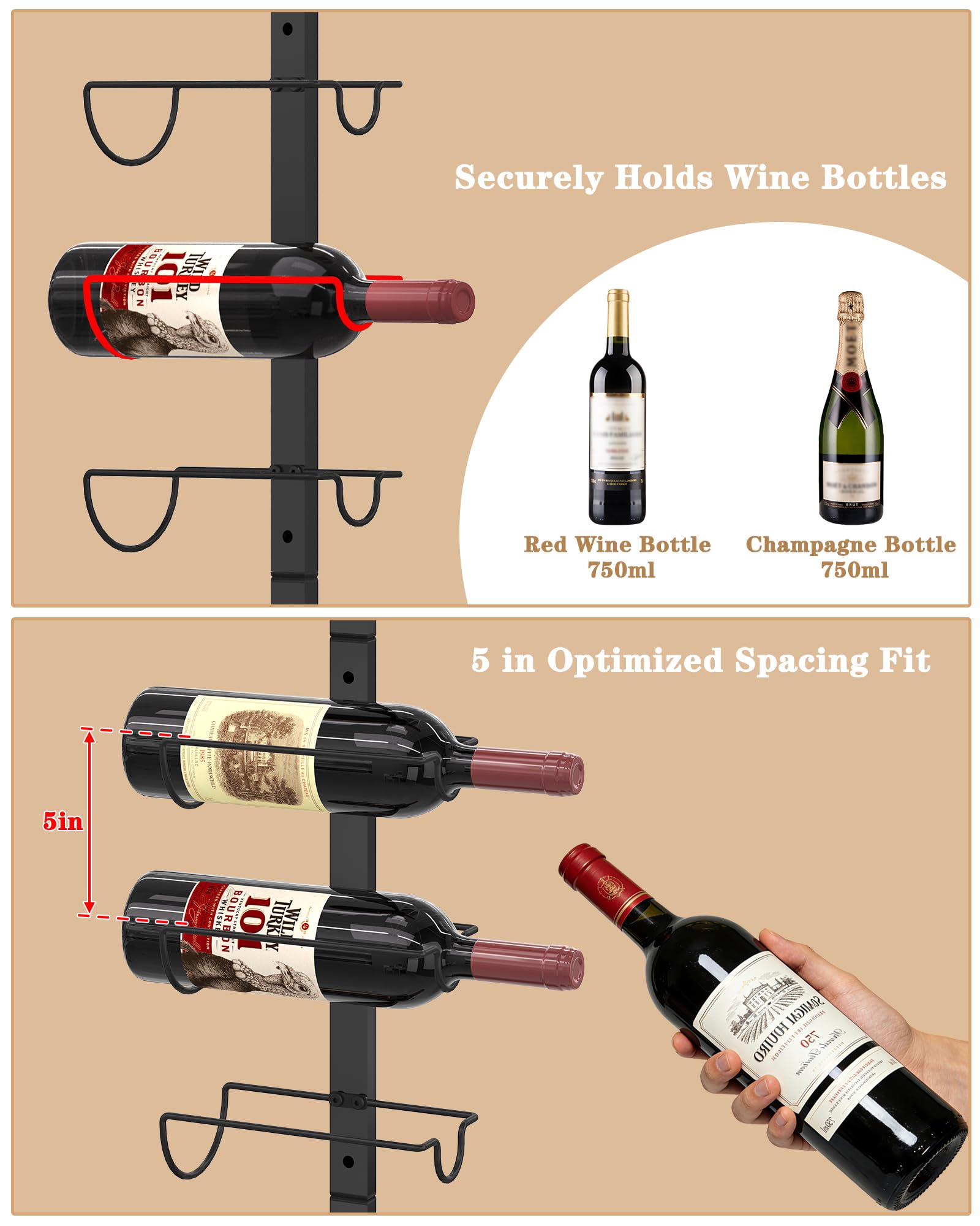 X-cosrack single 3-bottle detached module demonstrating modularity