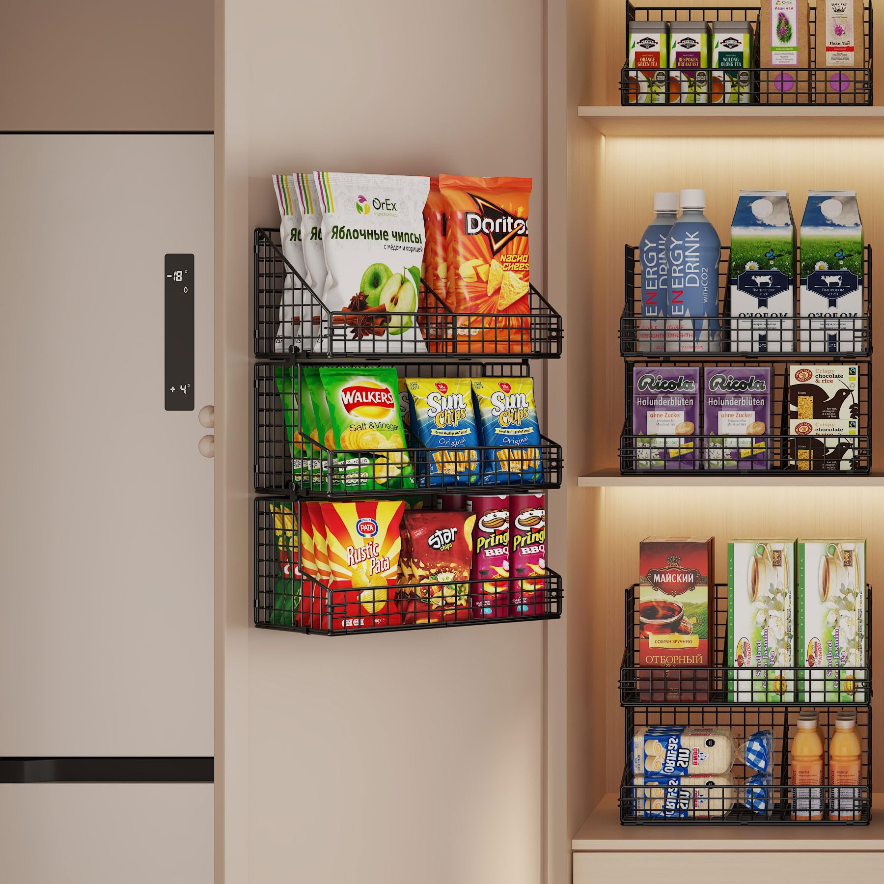 X-cosrack folded flat for compact storage and easy stowing benefit