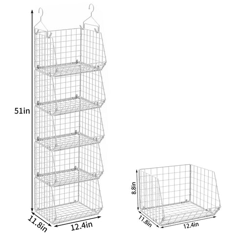x-cosrack set of large hooks, S-hooks and installation hardware for flexible mounting