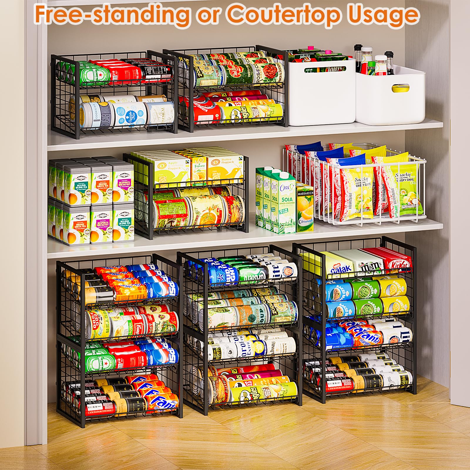 x-cosrack holding mason jars and spices benefit: versatile organization