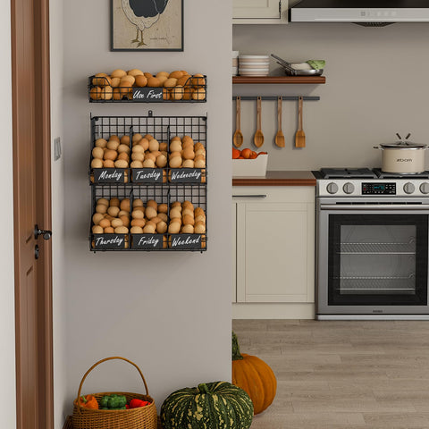 X-cosrack beside a fruit bowl to illustrate compact size and scale