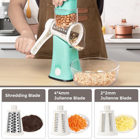 X Home enhanced suction base secured to countertop providing stable cranking