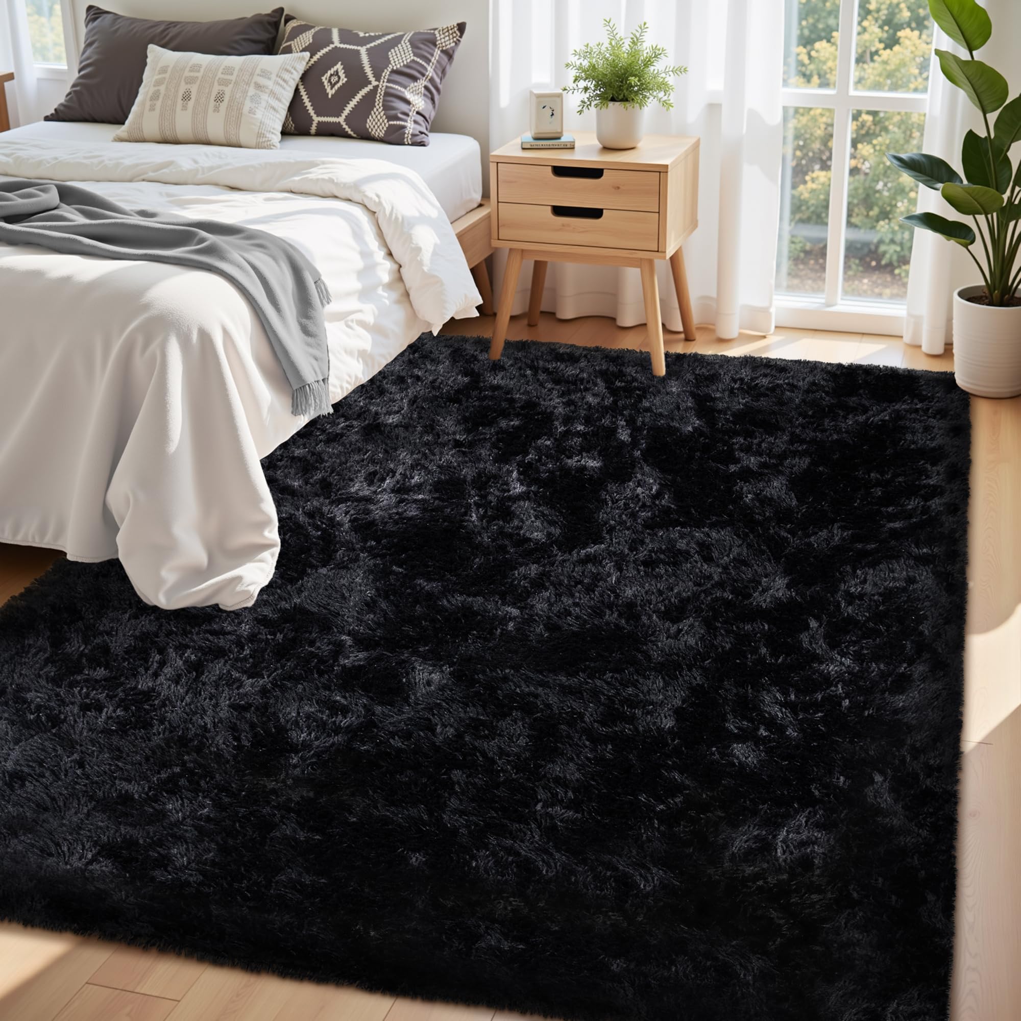 Xafir close-up high pile texture showing soft microfiber for cushioned steps