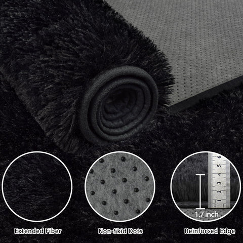 Xafir rug under dining table illustrating protection and noise reduction