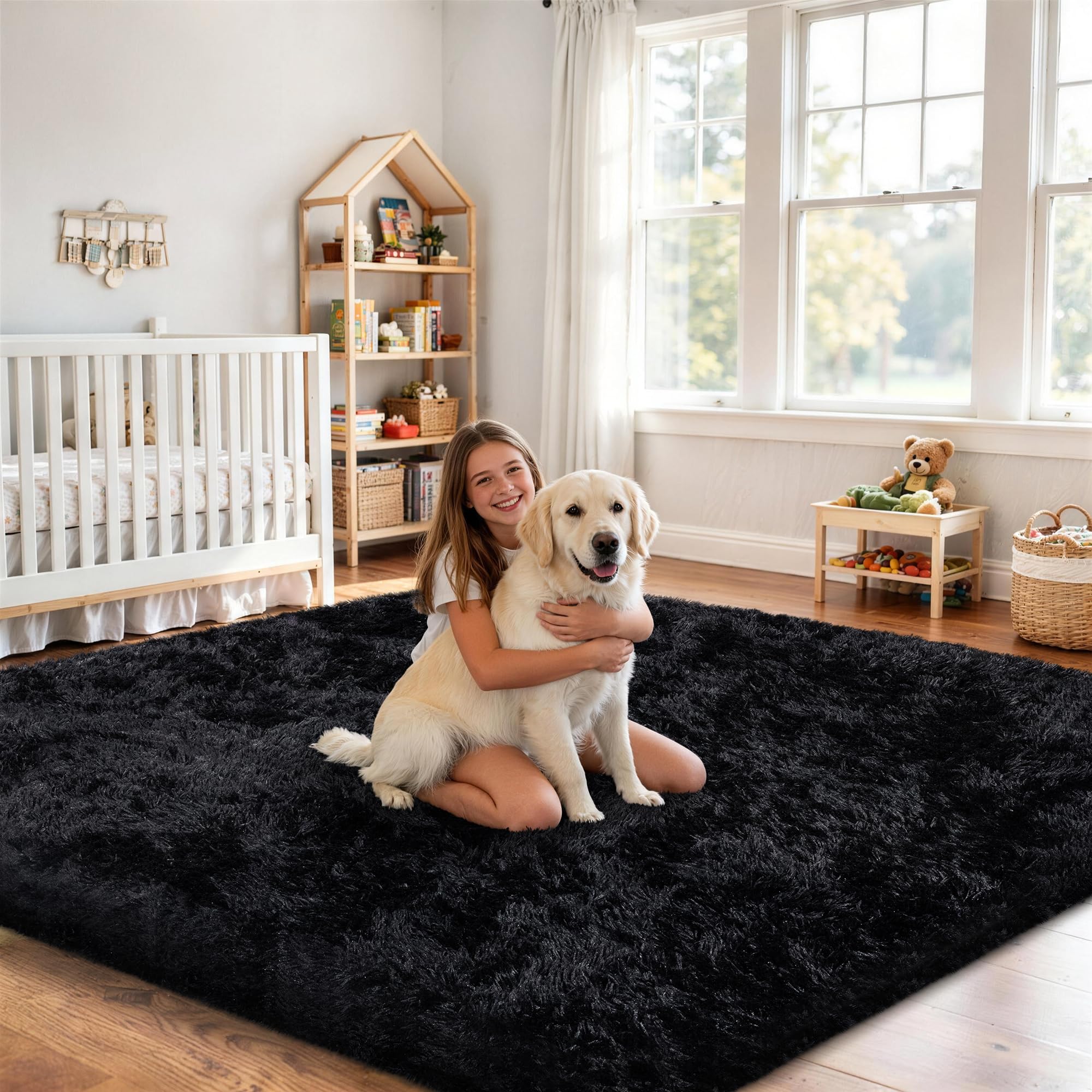 Xafir underside memory foam and grip points providing non-slip floor stability