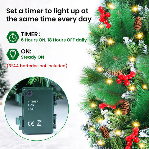 Xander waterproof battery box detail with timer for convenient control