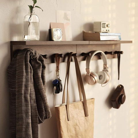 XAOMLP mounted in entryway showing space-saving organization benefit