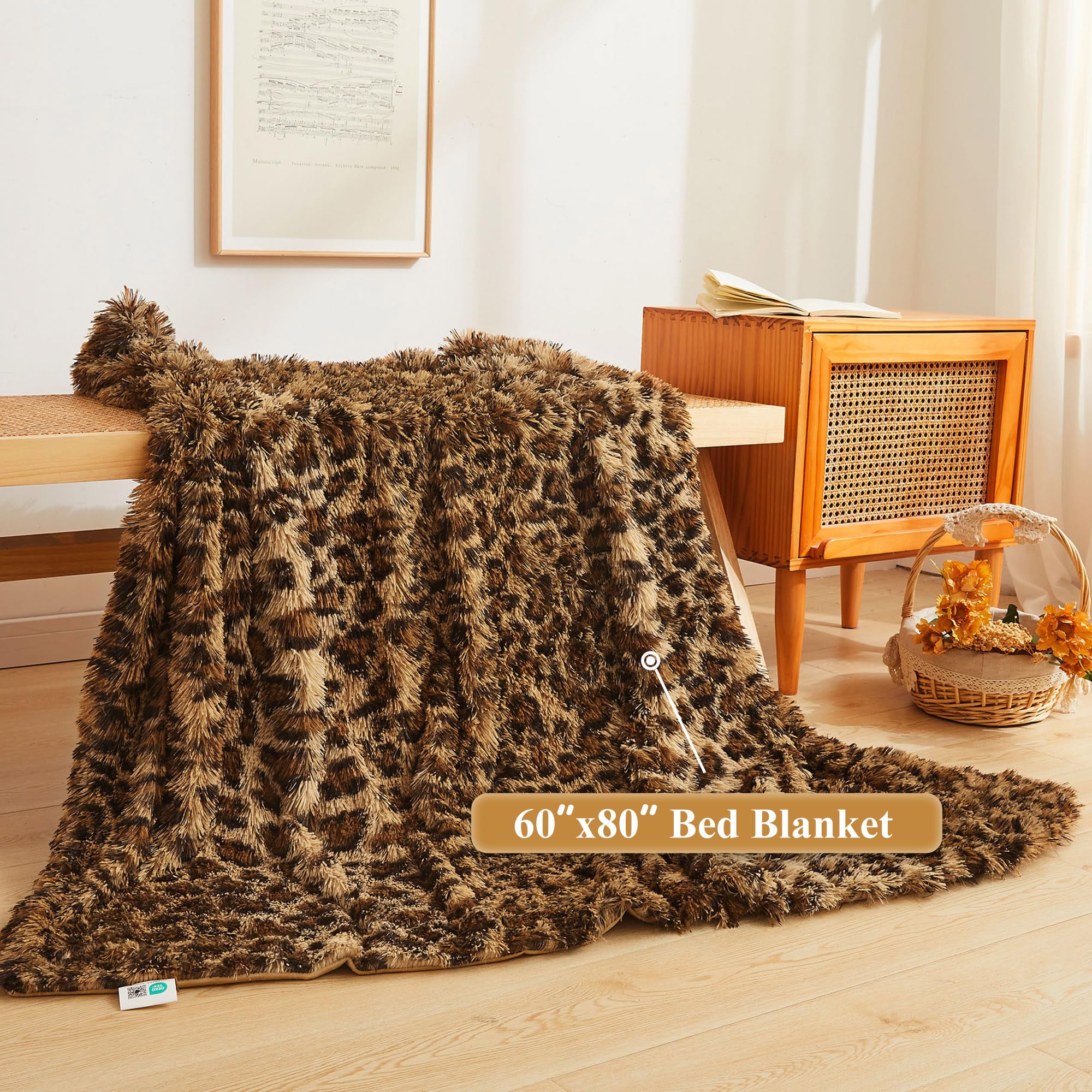 XeGe close-up of faux fur texture highlighting plush softness and cozy feel