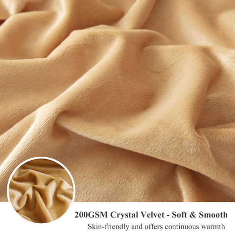 XeGe blanket with dog resting demonstrating pet-friendly softness and durability