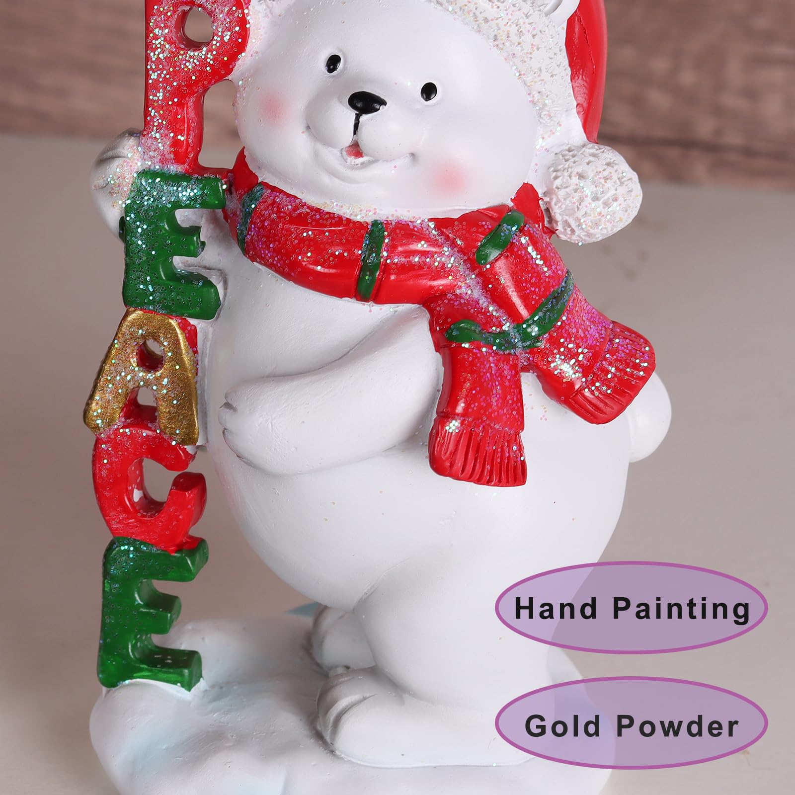XENTUMI polar bear close-up of hook and nano-adhesive base for secure hold