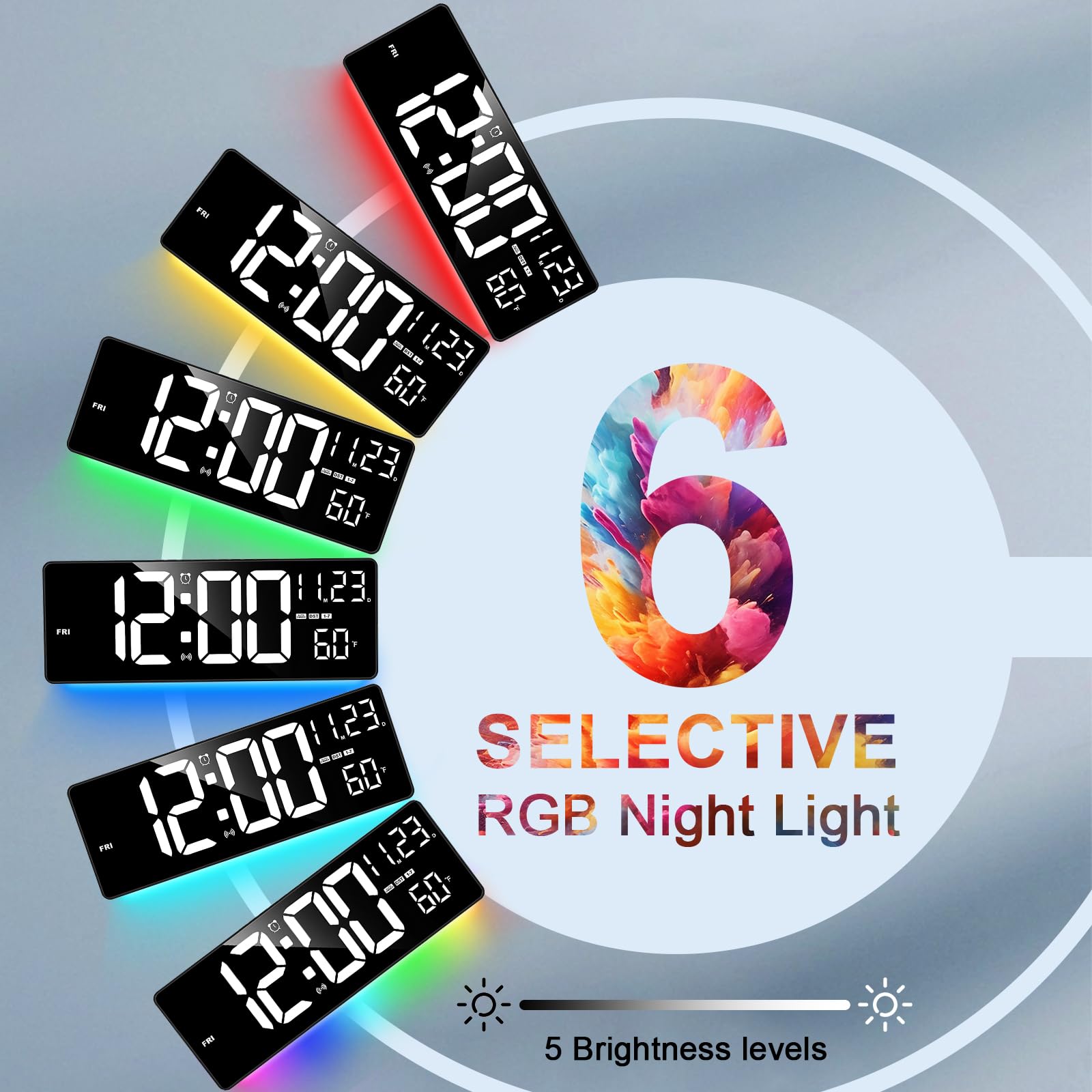 Xflyee display in RGB mode showing customizable color options