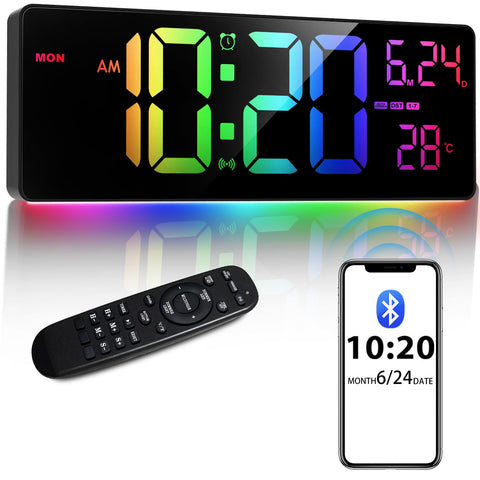Xflyee front view showing large digits and clear time visibility