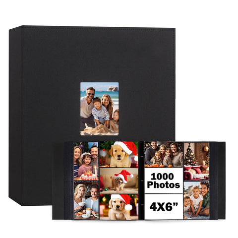 Xfveiwoo front cover with window showing a personalized photo and elegant presentation