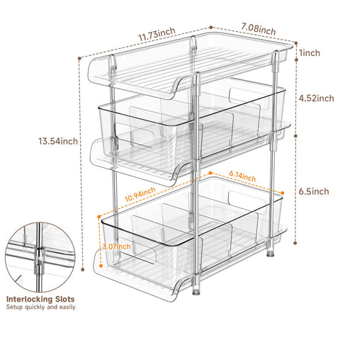 XIANKE drawer pulled out demonstrating smooth access and convenience