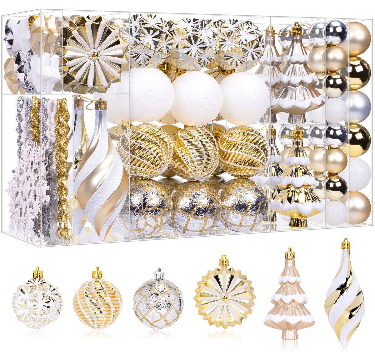 XIFAN front packaging showing 108-piece set for easy storage and reuse