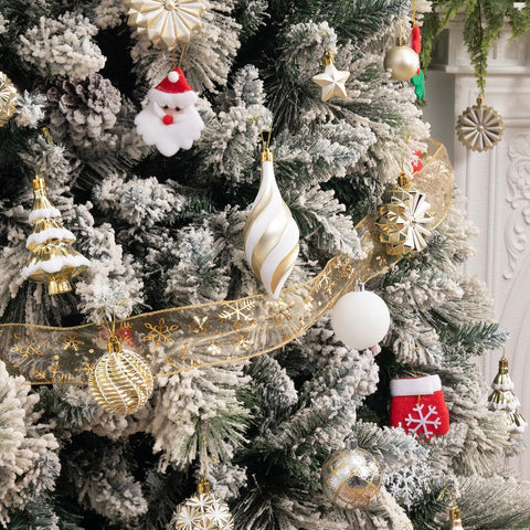 XIFAN ornament held in hand showing lightweight shatterproof plastic advantage