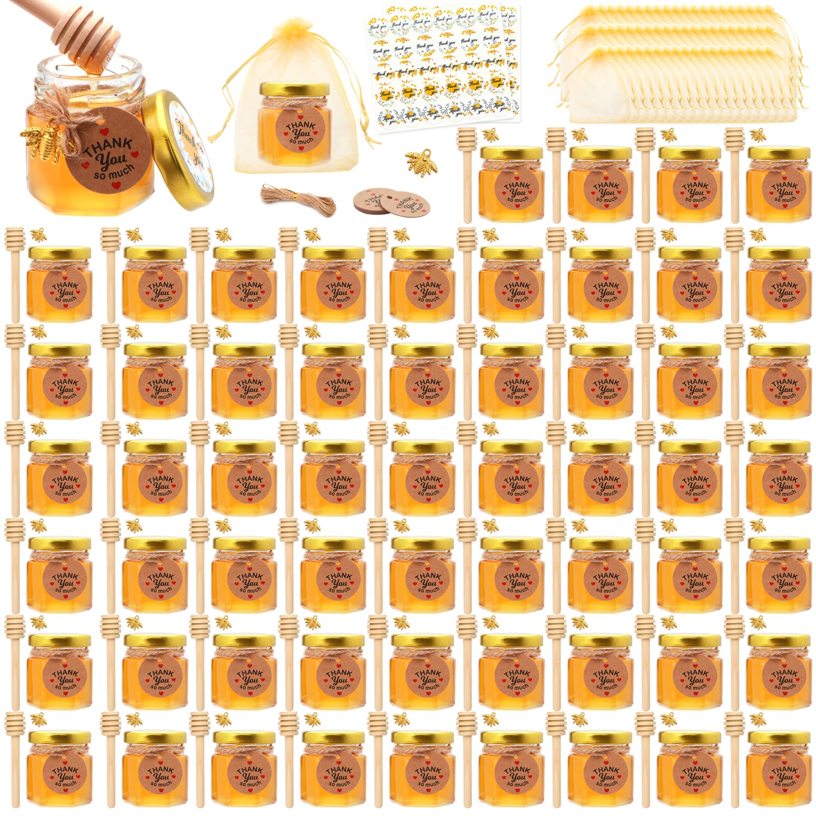 XING-RUIYANG front packaging showing full 60-piece favor kit and contents benefit convenience