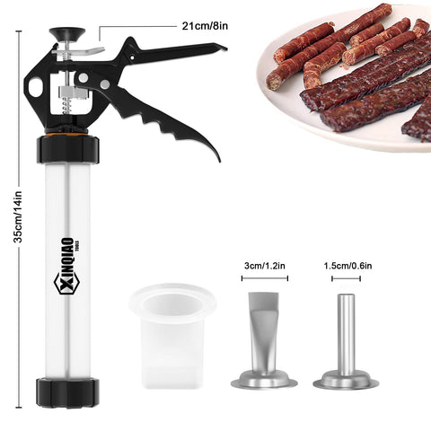 XINQIAO kit nozzles and accessories laid out for versatile strip and stick shapes