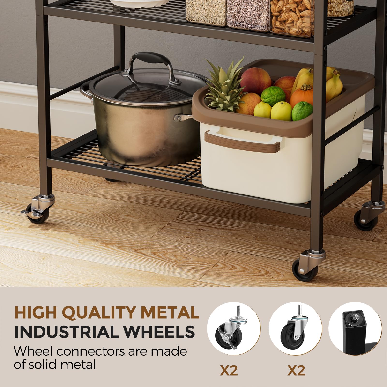 XIVIRACK adjustable shelf height demonstration allowing taller items on shelves