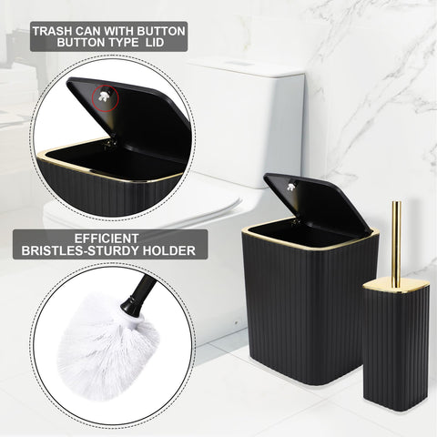 XLHOMO lifestyle bathroom counter displaying set, stylish cohesion