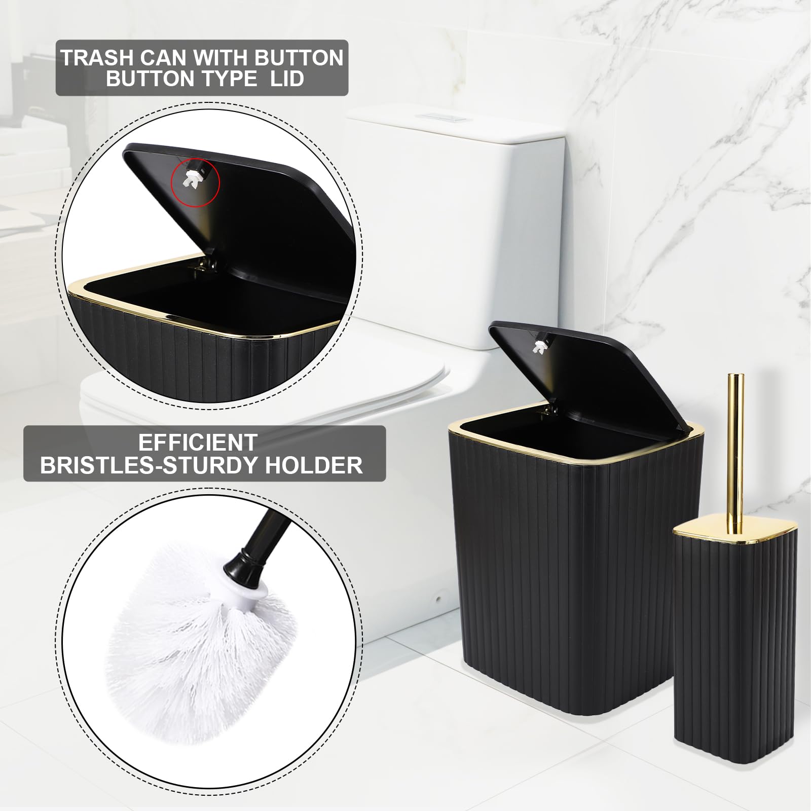 XLHOMO styled bathroom scene demonstrating cohesive design and easy installation