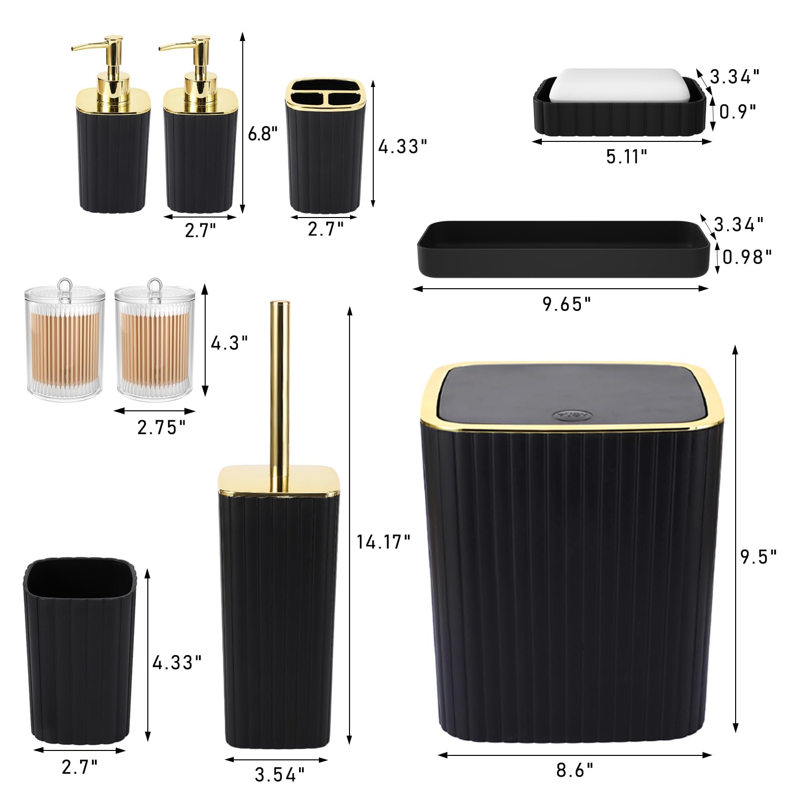 XLHOMO toothbrush holder top view with separated slots, easy hygiene