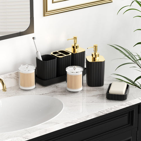 XLHOMO vanity tray holding daily items, keeps countertop tidy