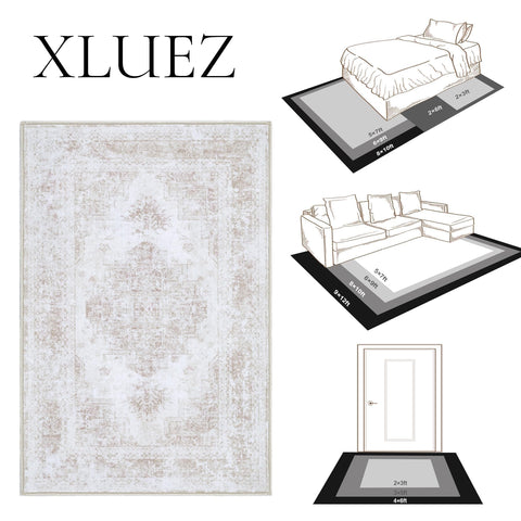 XLUEZ children playing on rug showing pet- and kid-friendly surface